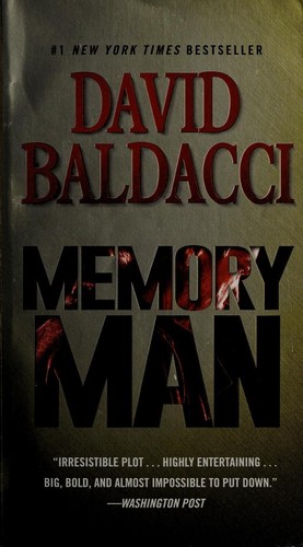 Memory Man by David Baldacci book cover
